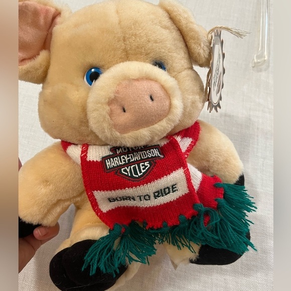Harley Davidson Born To Rise Vintage Pig Plush 12” NWT - Picture 1 of 7